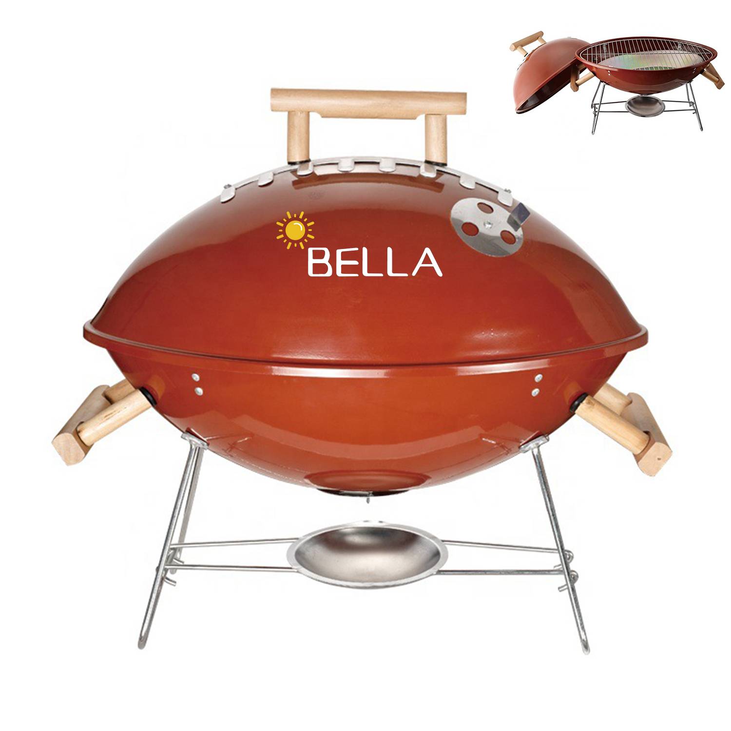 FOOTBALL BBQ STEEL GRILL 1