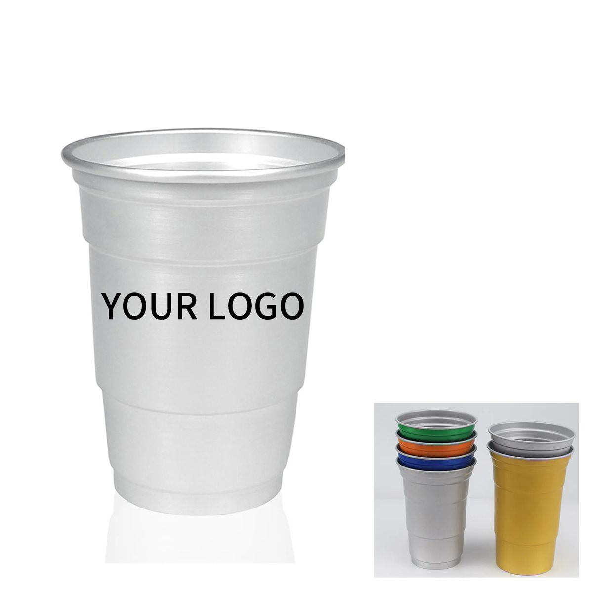 16oz Recyclable Aluminum Cup for Parties or Picnics 4