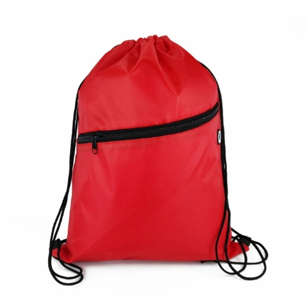 Headphone Slot Drawstring Polyester Bags 5