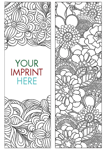 COLORING BOOKMARK - Nature Bookmark 2