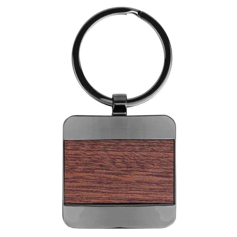 Bolton Square Wood Key Chain 4