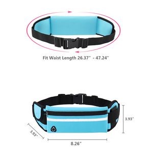 Waterproof Fanny Pack Running Belts Phone Water Bottle Holder 11
