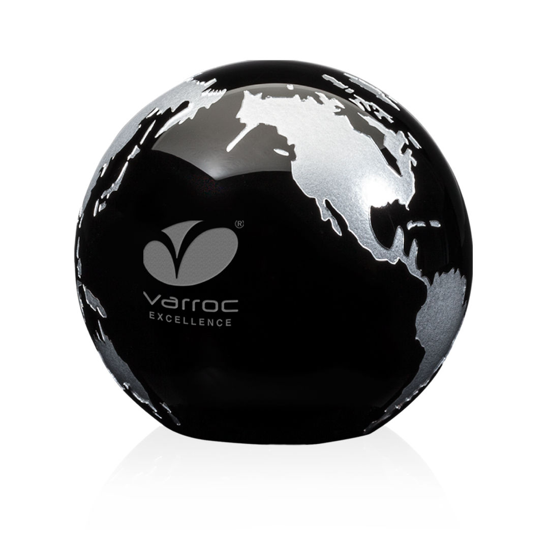 Globe Paperweight - Black 8