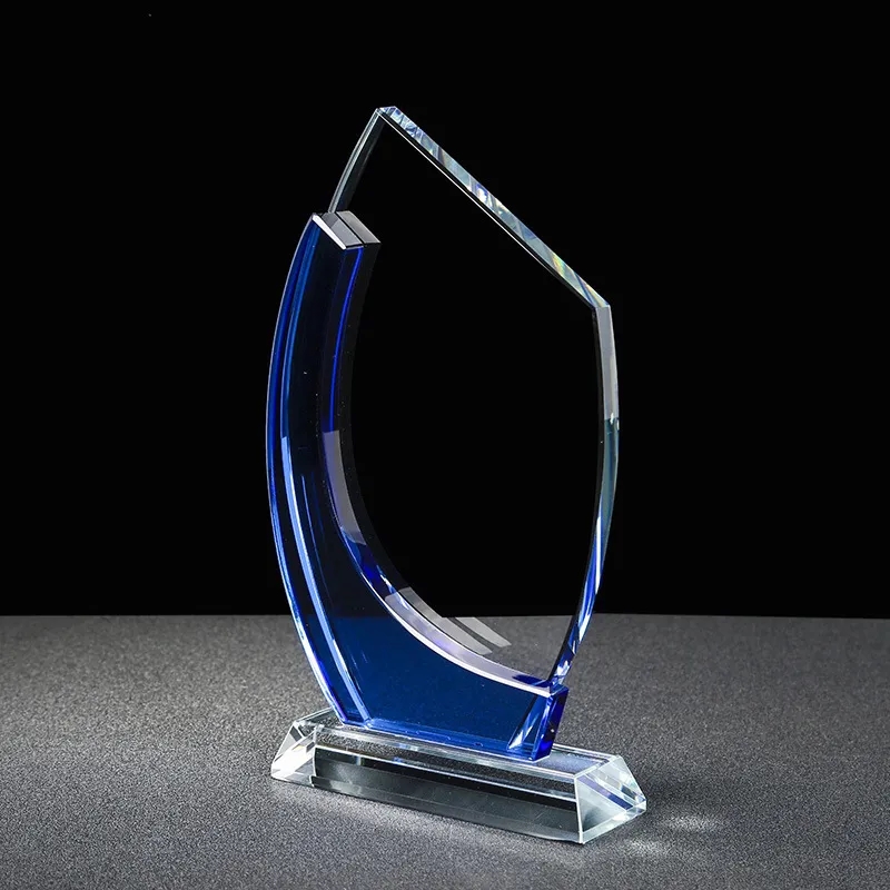 Clear and Blue Crystal Awards 5
