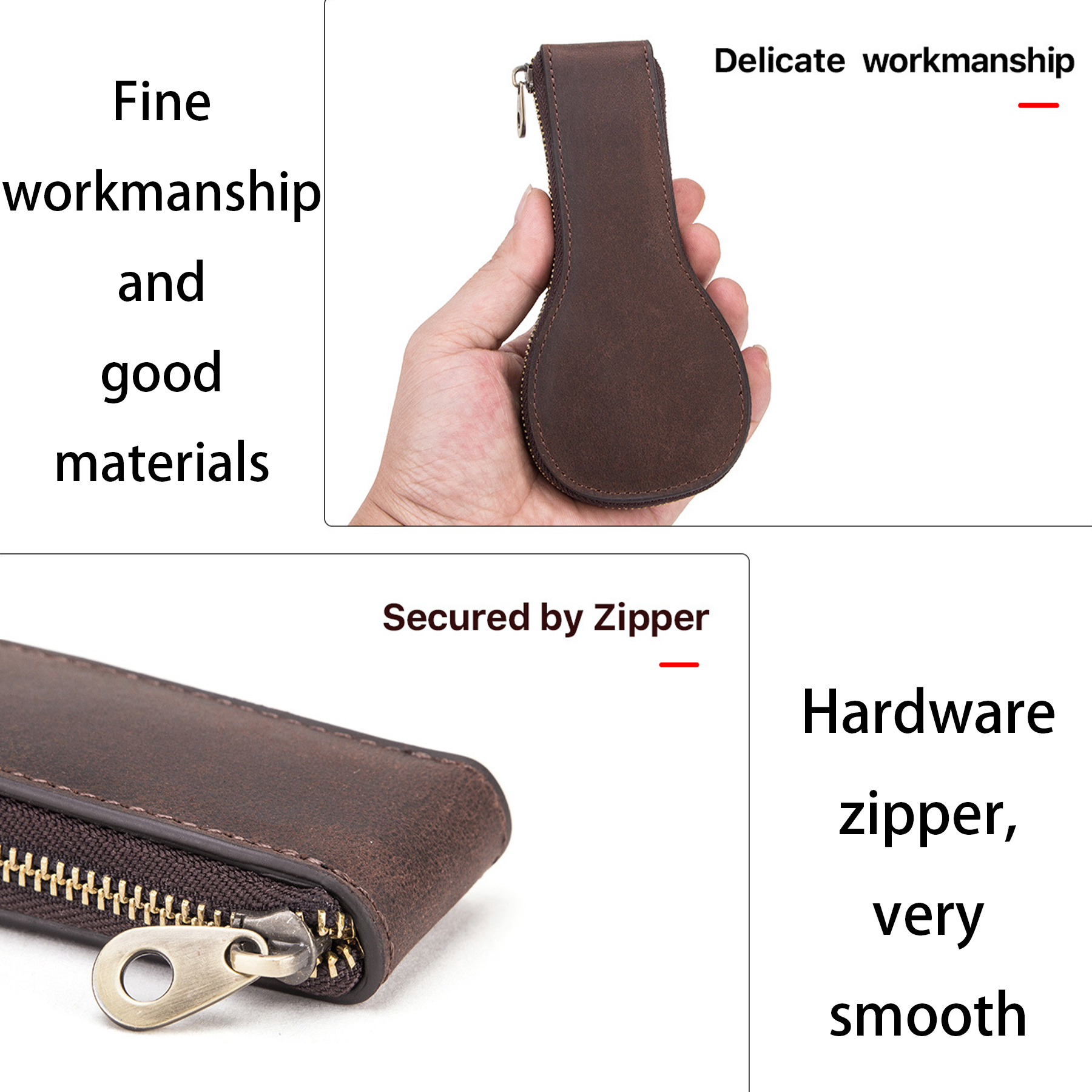 Genuine Leather Dust-proof storage bag for watch pockets 7
