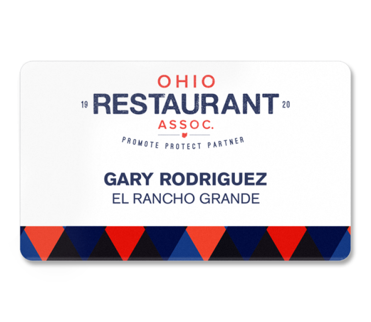 The Apollo full color name badge. Up to 6 sq" 2