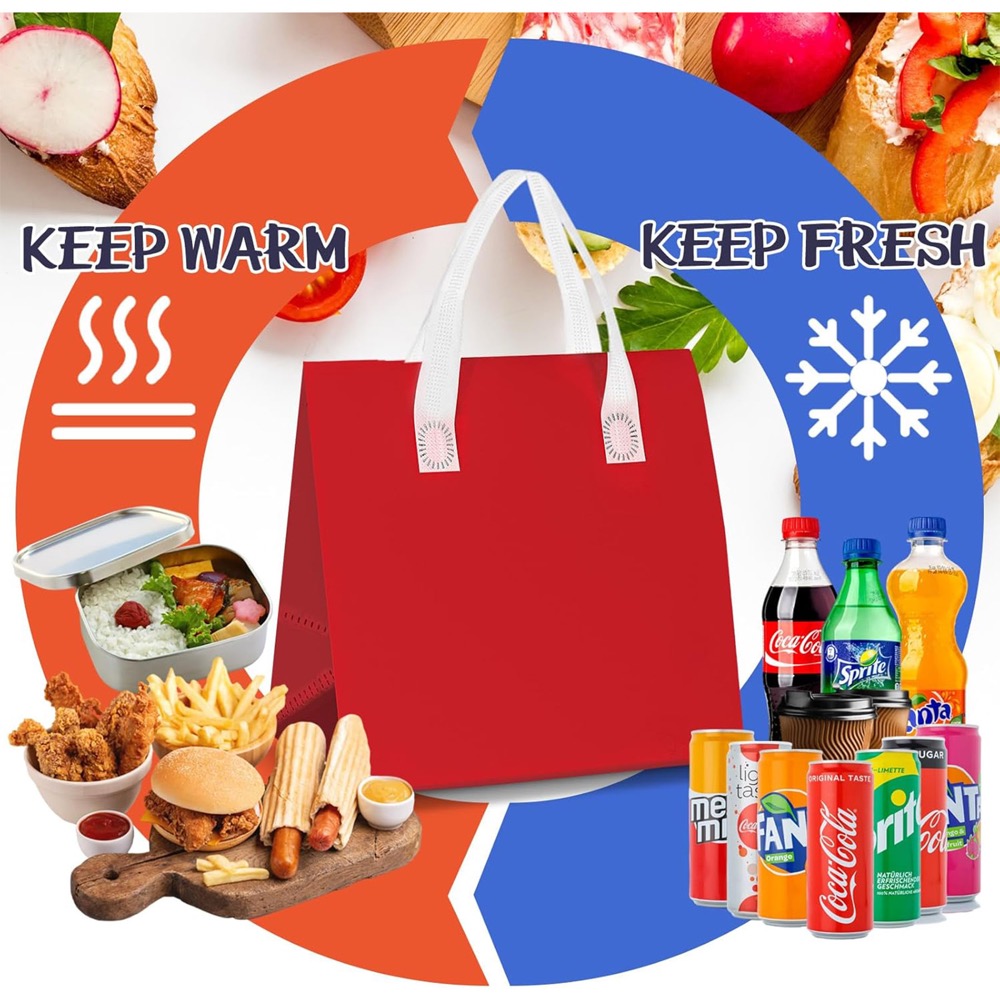 Large Capacity Insulated Take Away Bags 4