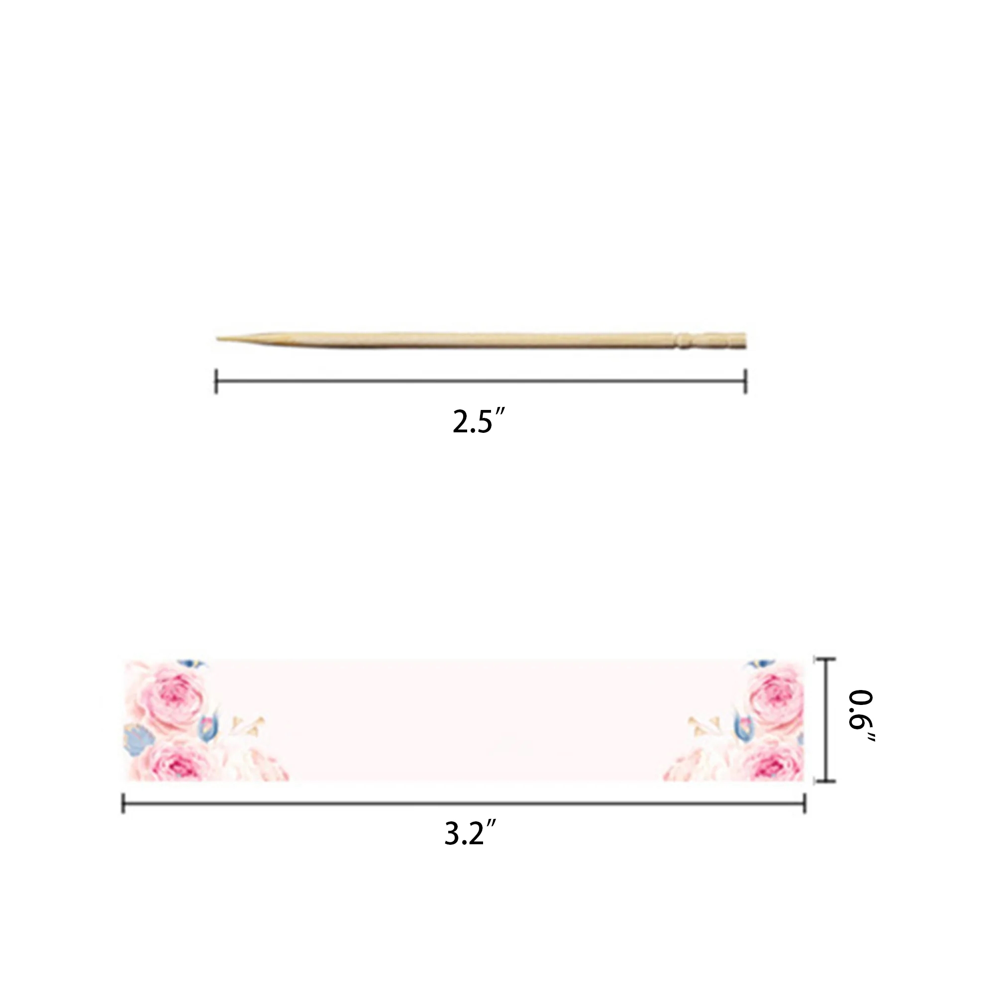 Disposable Toothpick Single Tip Independent Pouch 3