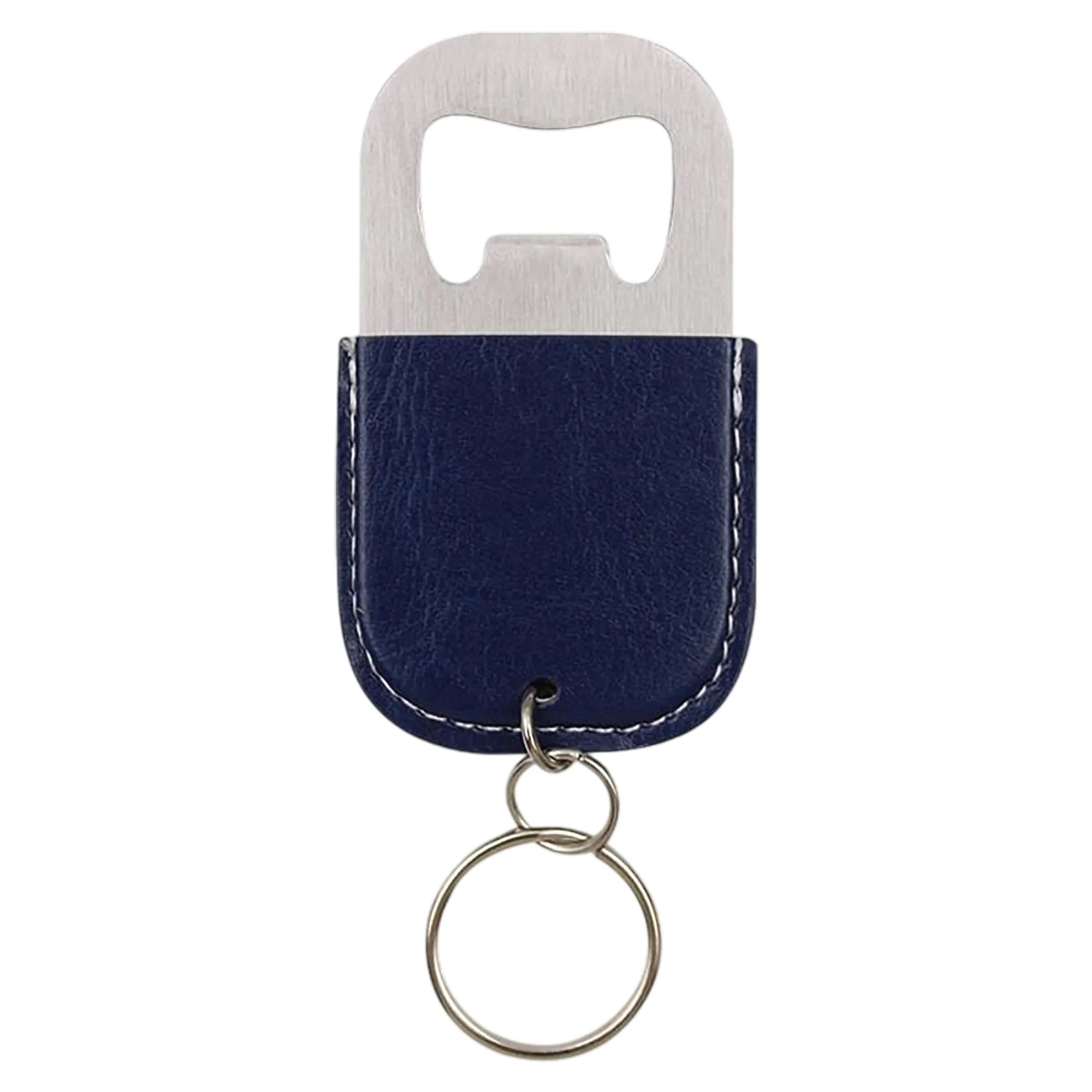 PU Stainless Steel Bottle Opener Keychain 2