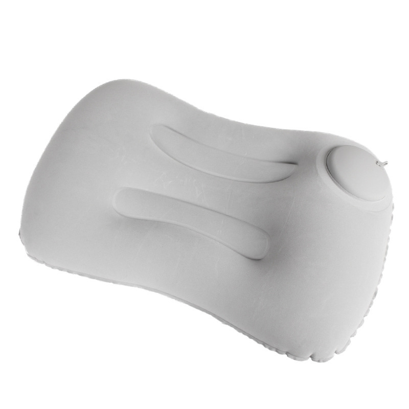 Flocked Inflatable Neck Pillow 3
