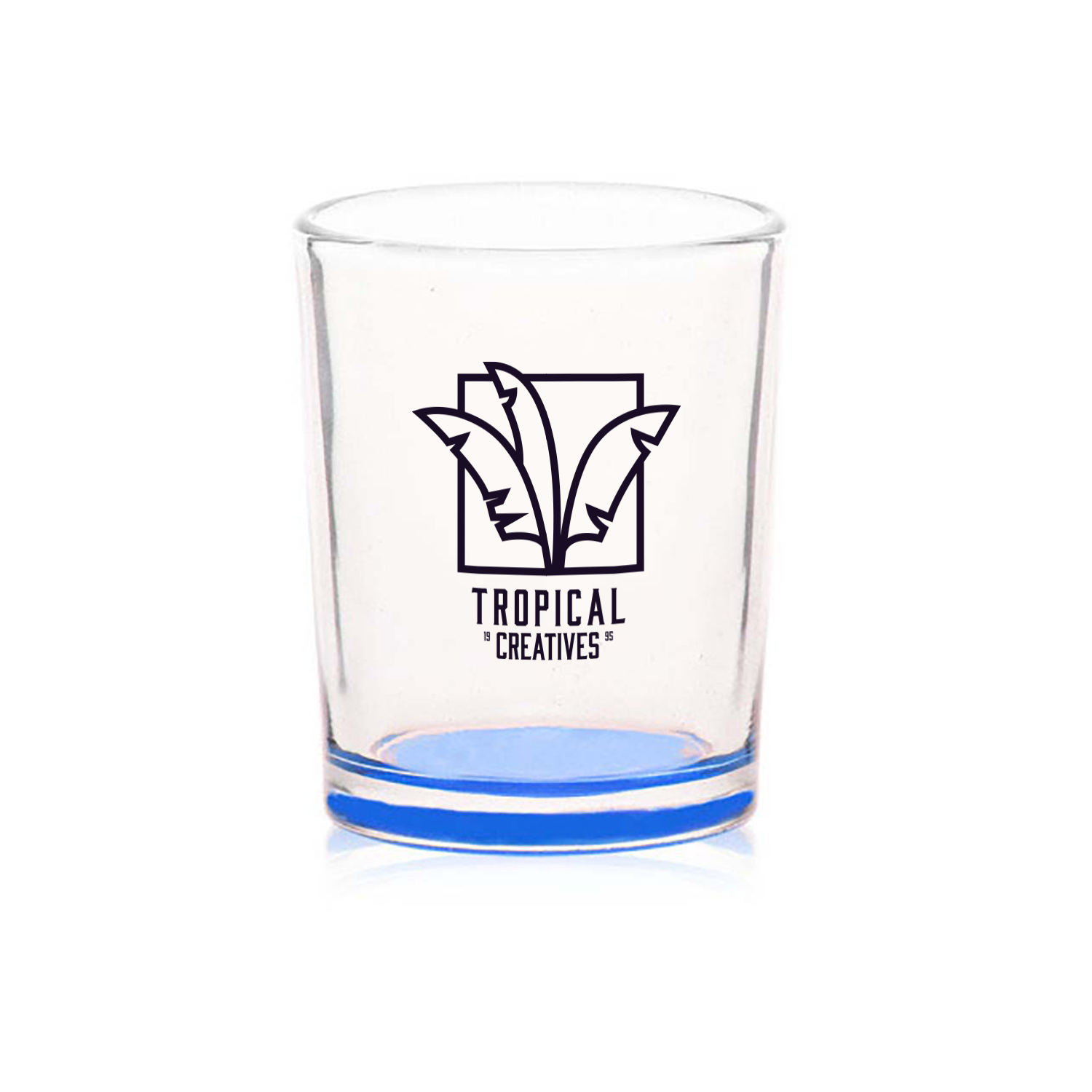 3 oz. Glass Votive Candle Holder (1 Color Imprint) 7