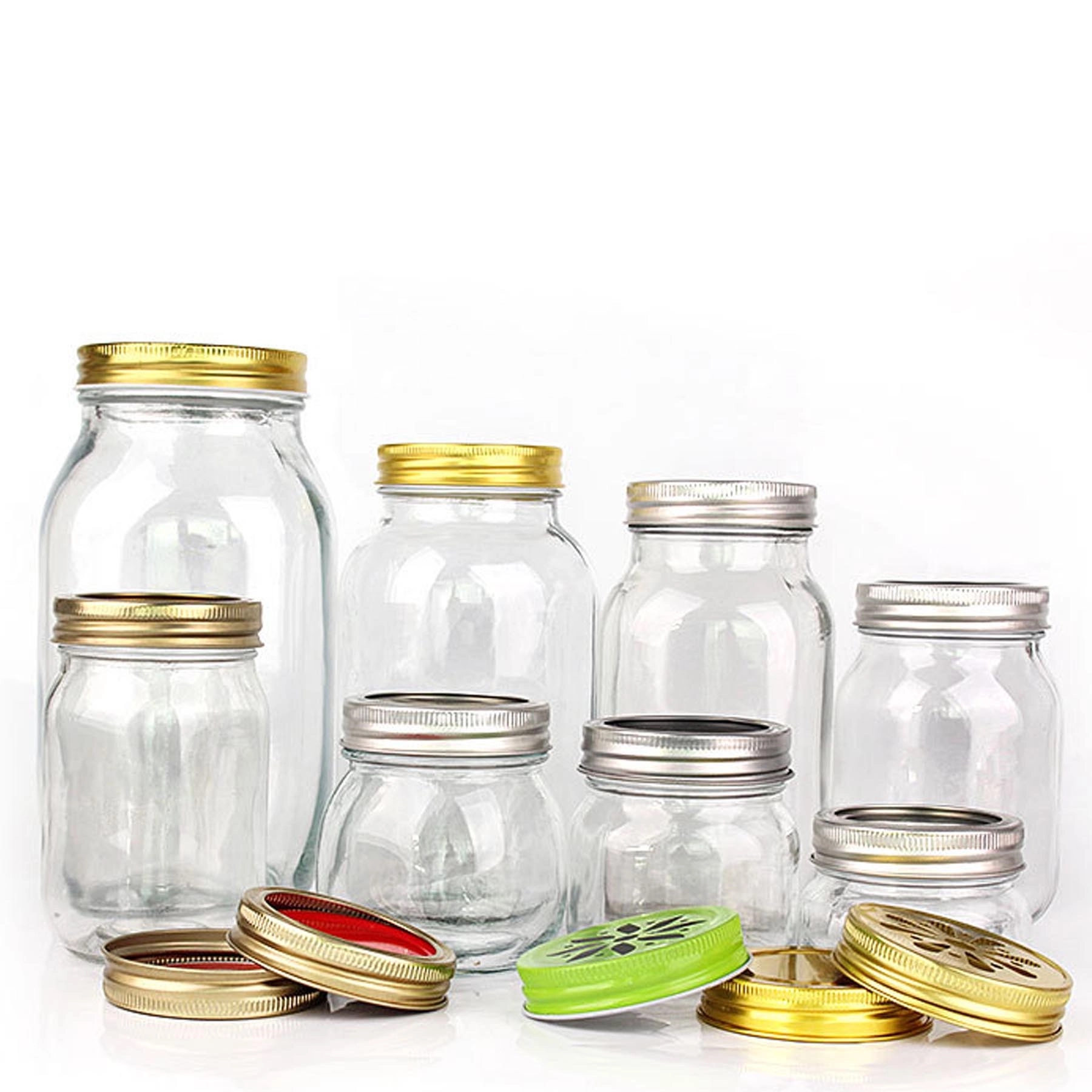 8 OZ Mason Jar With Iron Lid 3