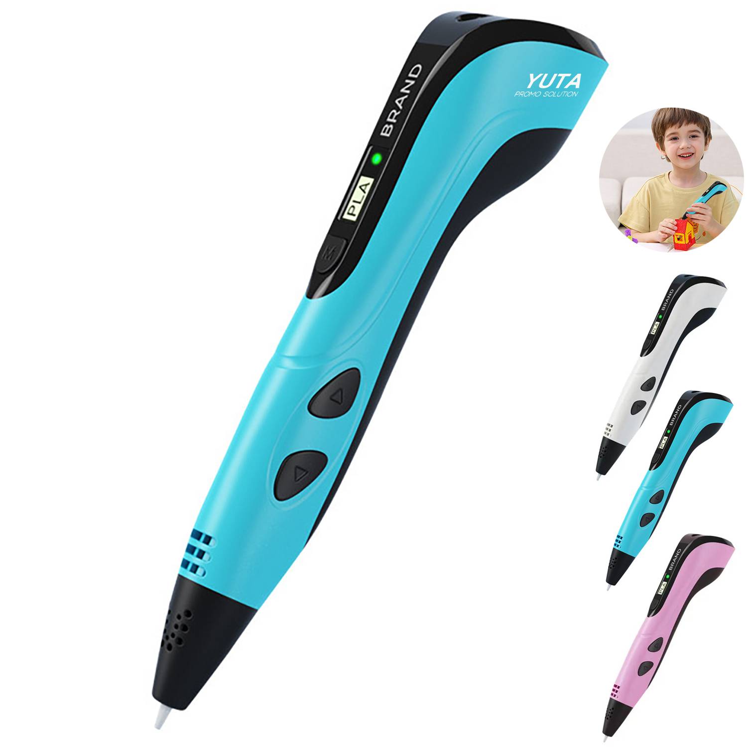 Rechargeable 3D Printing Pen W/ Lcd Display 4