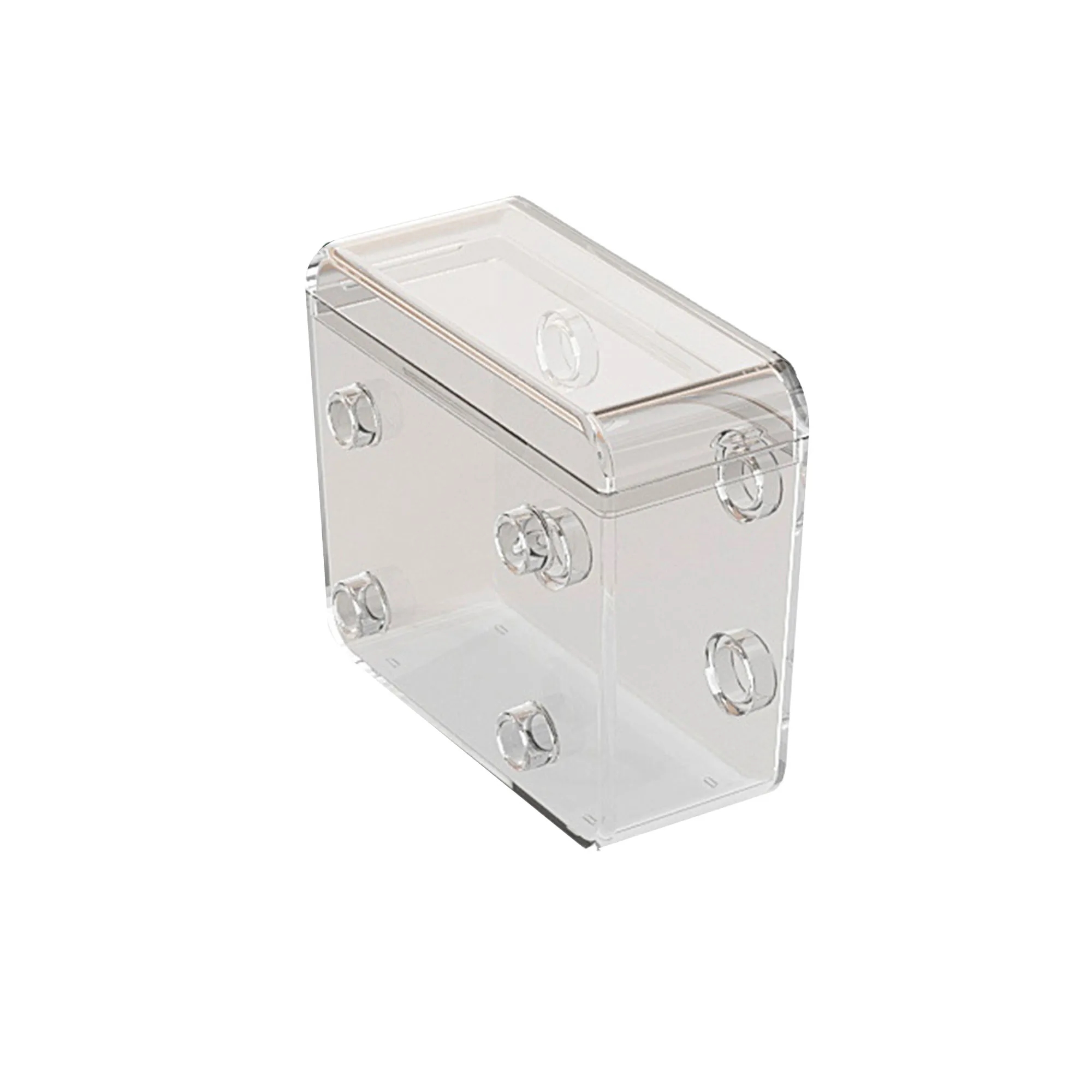 MOQ 10 Combinable Transparent Data Cable Storage Box 4