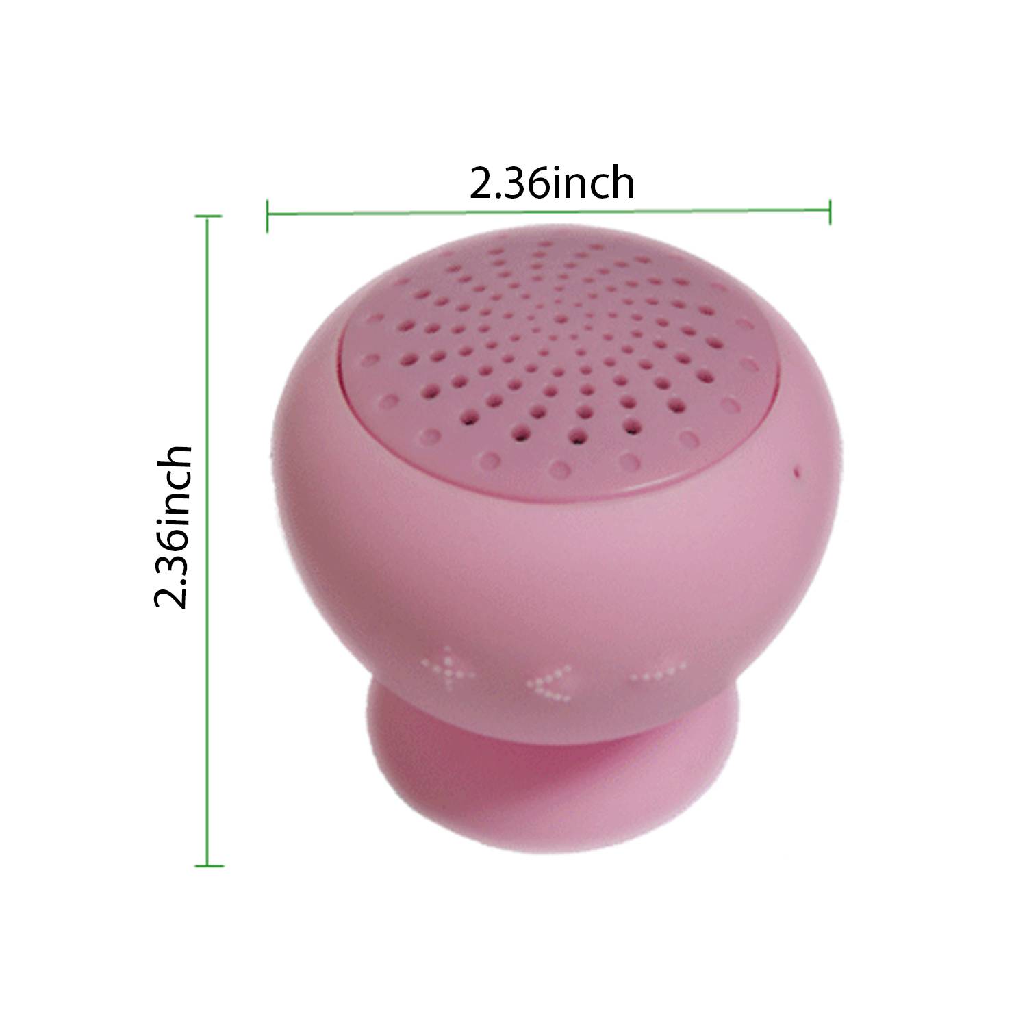 Mini Wireless Mushroom Suction Speaker 2