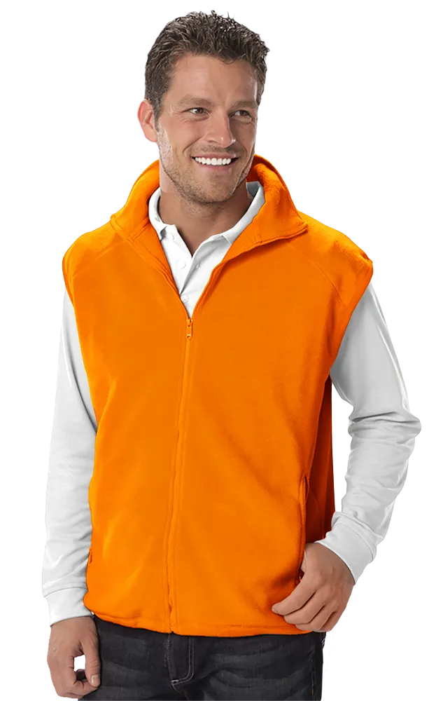 Adult Micro Fleece Zip Front Vest 14