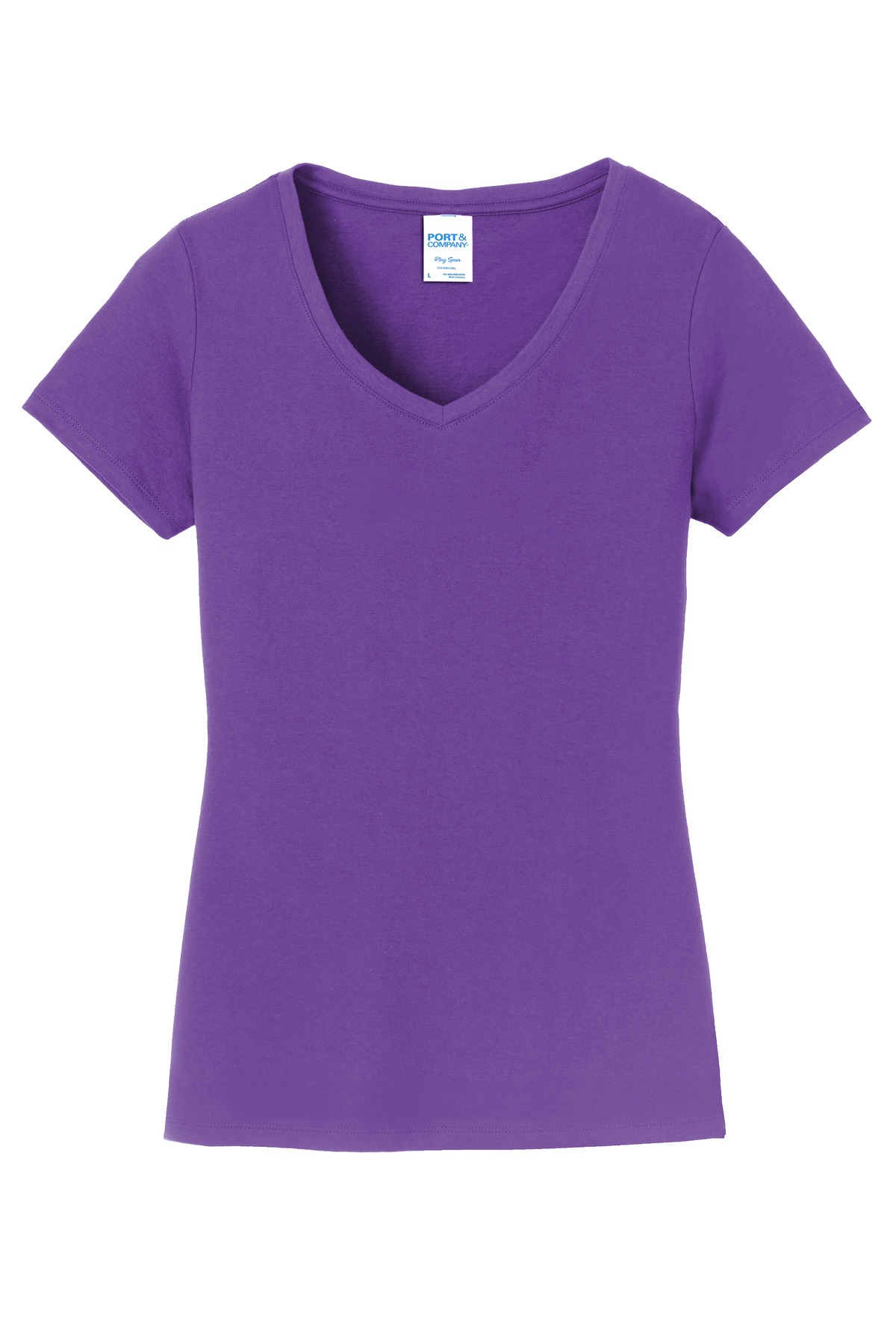 Port & Co Women's Fan Favorite V-Neck Tee. LPC450V 103
