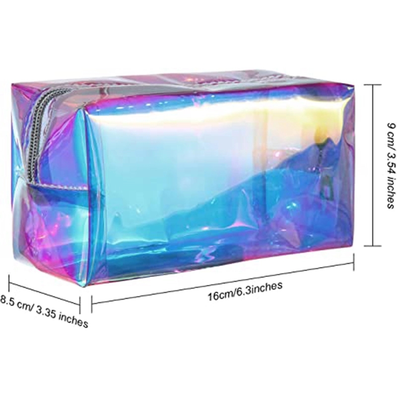 Holographic cosmetic bag Laser Transparent Makeup 6