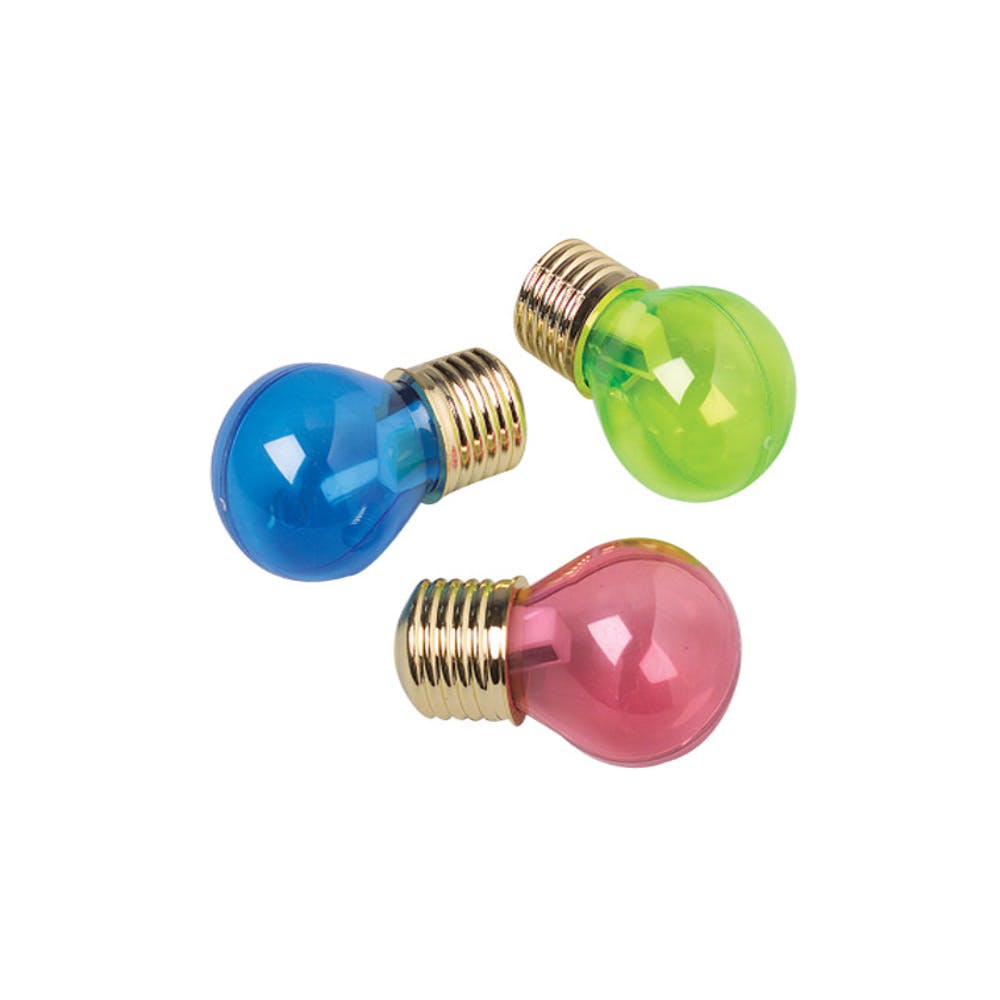 Light Bulb Pencil Sharpeners - Assorted 2