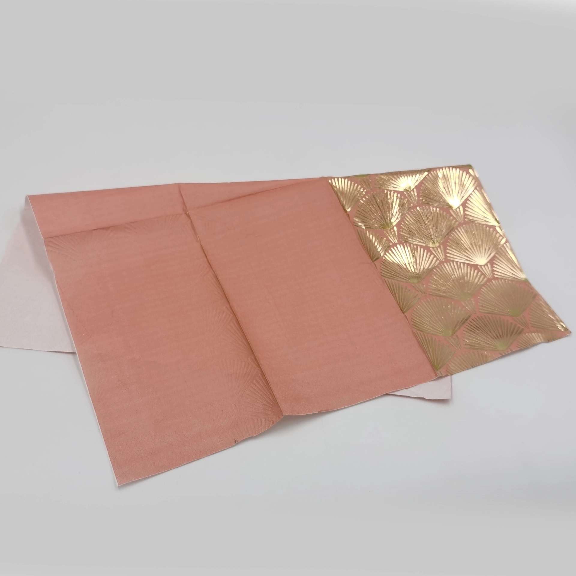 Custom Unique Gold Foil Disposable Paper Napkins 4