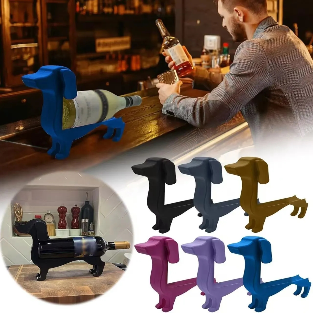 Dog Wine Bottle Holder 7