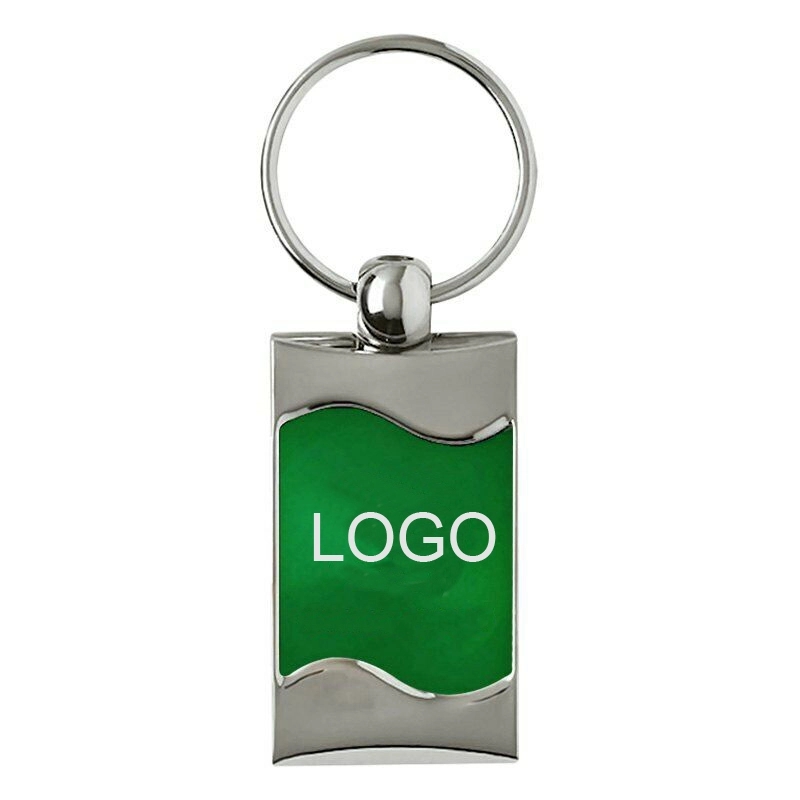 Rectangular Wave Key Chain 2