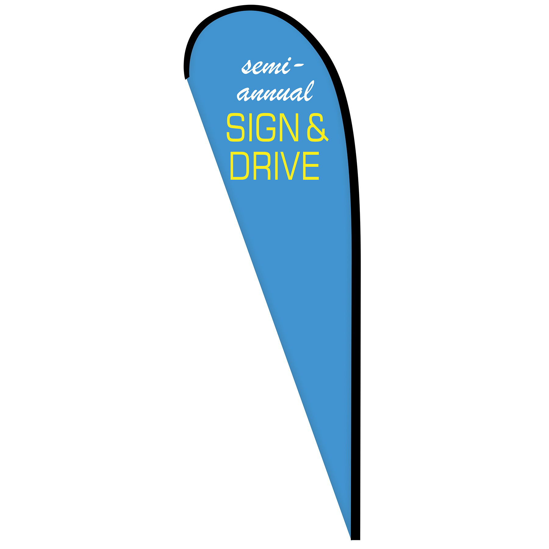 10' Double Sided Custom Portable Teardrop Banners 8