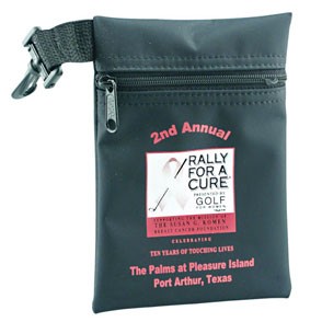 70D Nylon Zippered Golf/ Accessory Bag 12