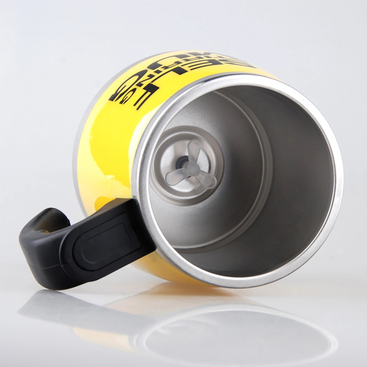 Auto Self Stirring Mixing Mug, custom mug with logo imprint 4