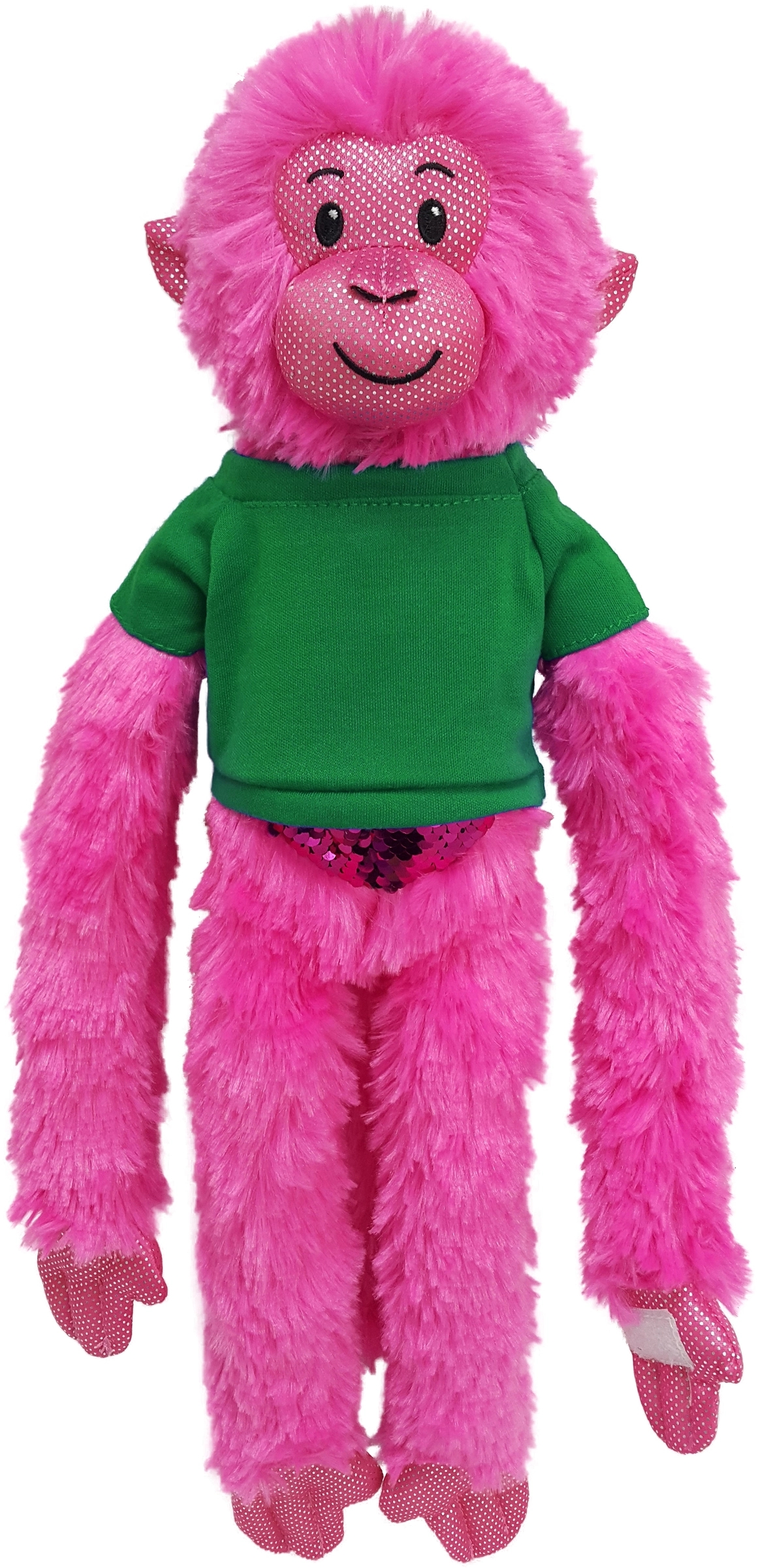 21" Hot Pink Spider Monkey with Sequins 8