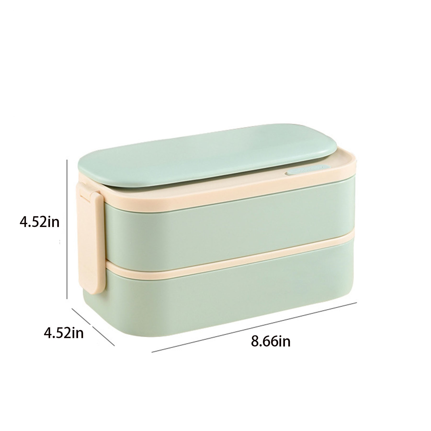 Household Microwave Multi Grid Tableware Lunch Box 4