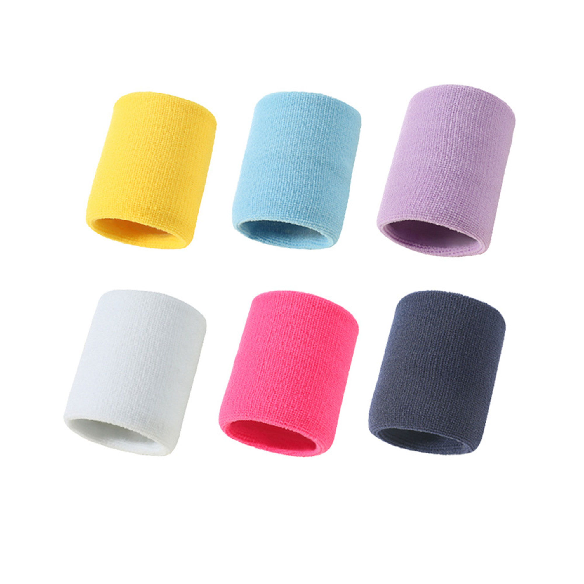 Colorful Sports Polyester Sweat-Absorbing Wristband 4