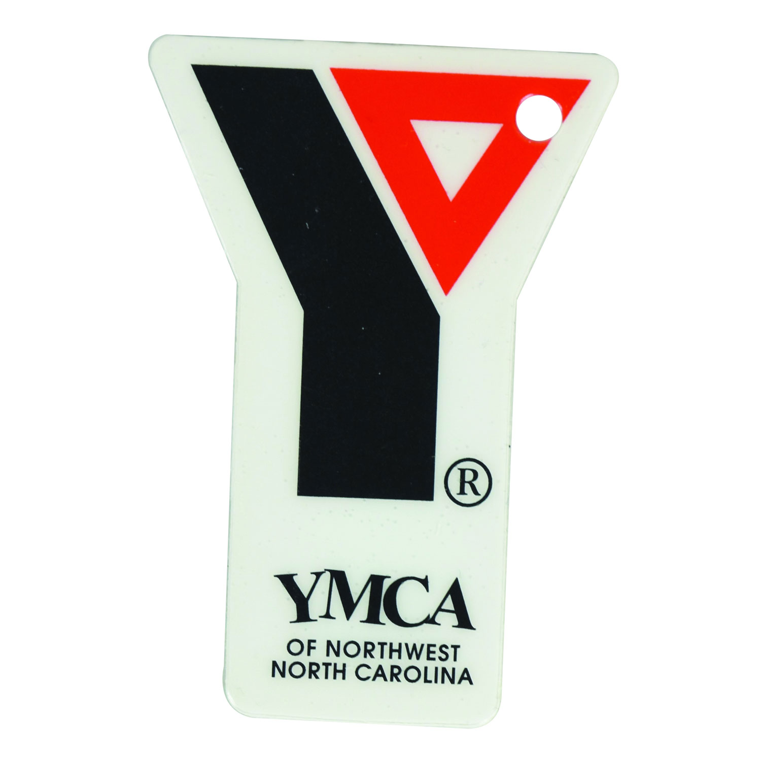 1.75"W x 2.5"H Y-Shaped Key Tag