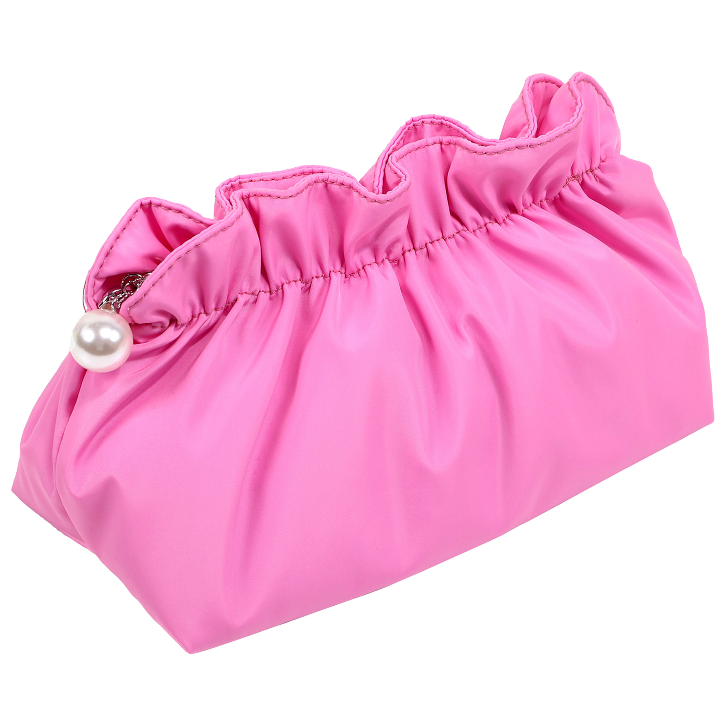 Polyester Portable Waterproof Pleated Makeup Bag 11