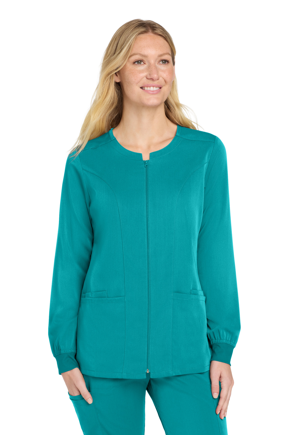 Wink Women's Premiere Flex Full-Zip Scrub Jacket WW4088 6
