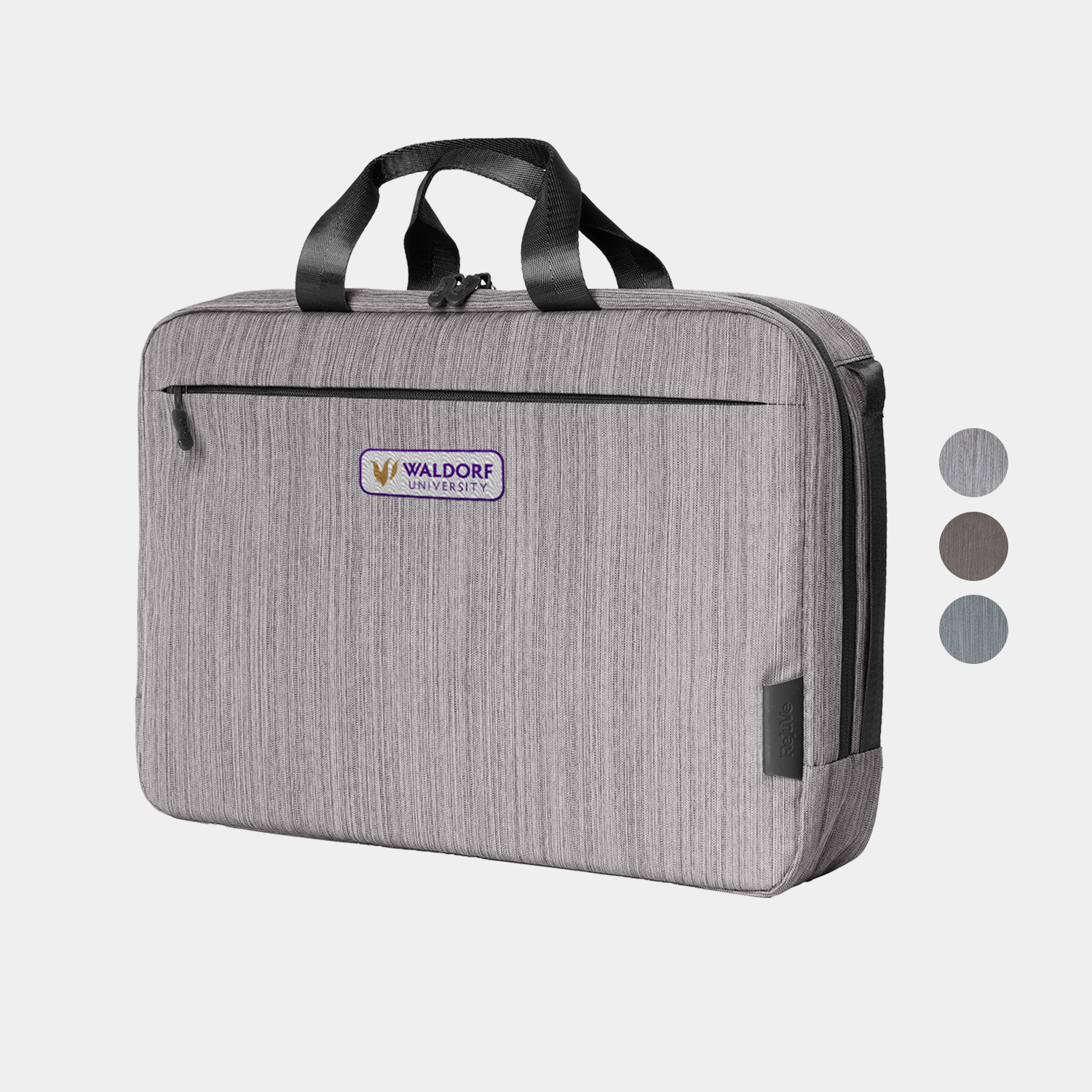 RejuVe® MOTO Recycled Heather Modern Business 16" Laptop Brief Bag 3