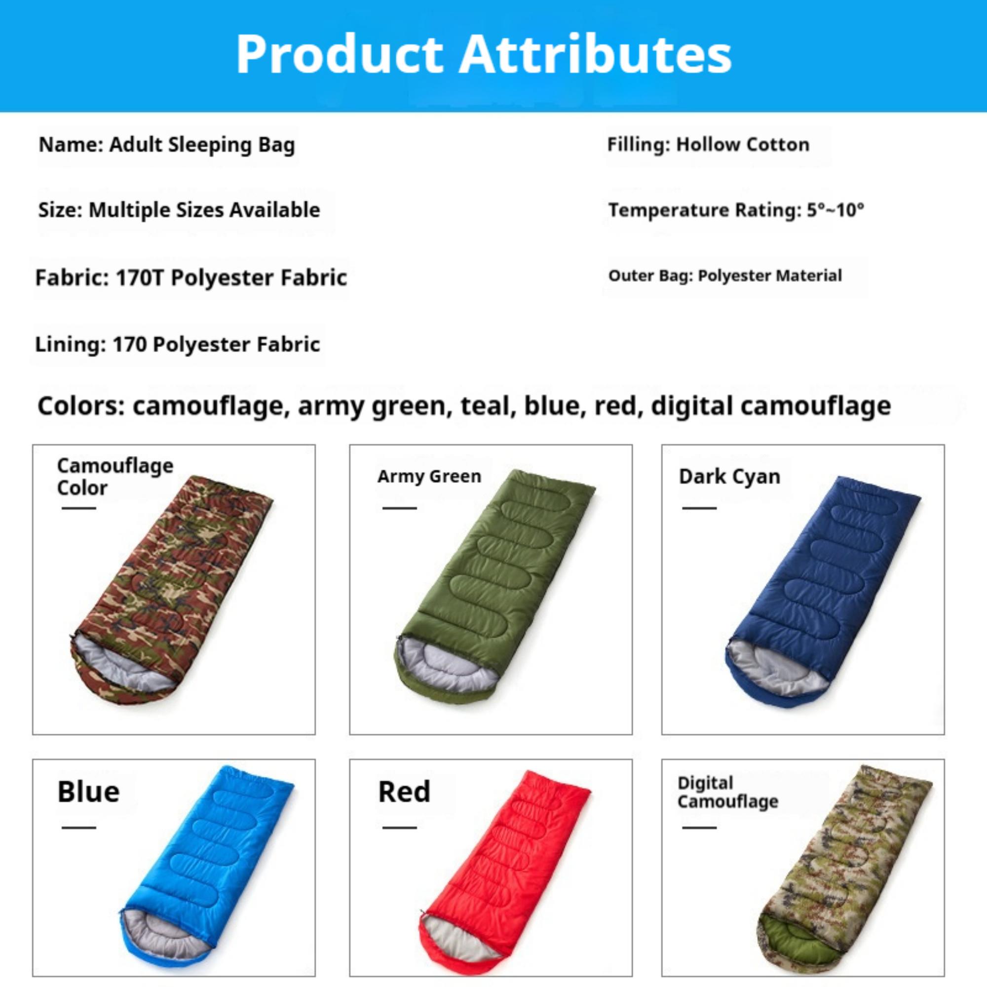 MOQ 10pcs Adventure Ready Sleeping Bag 2