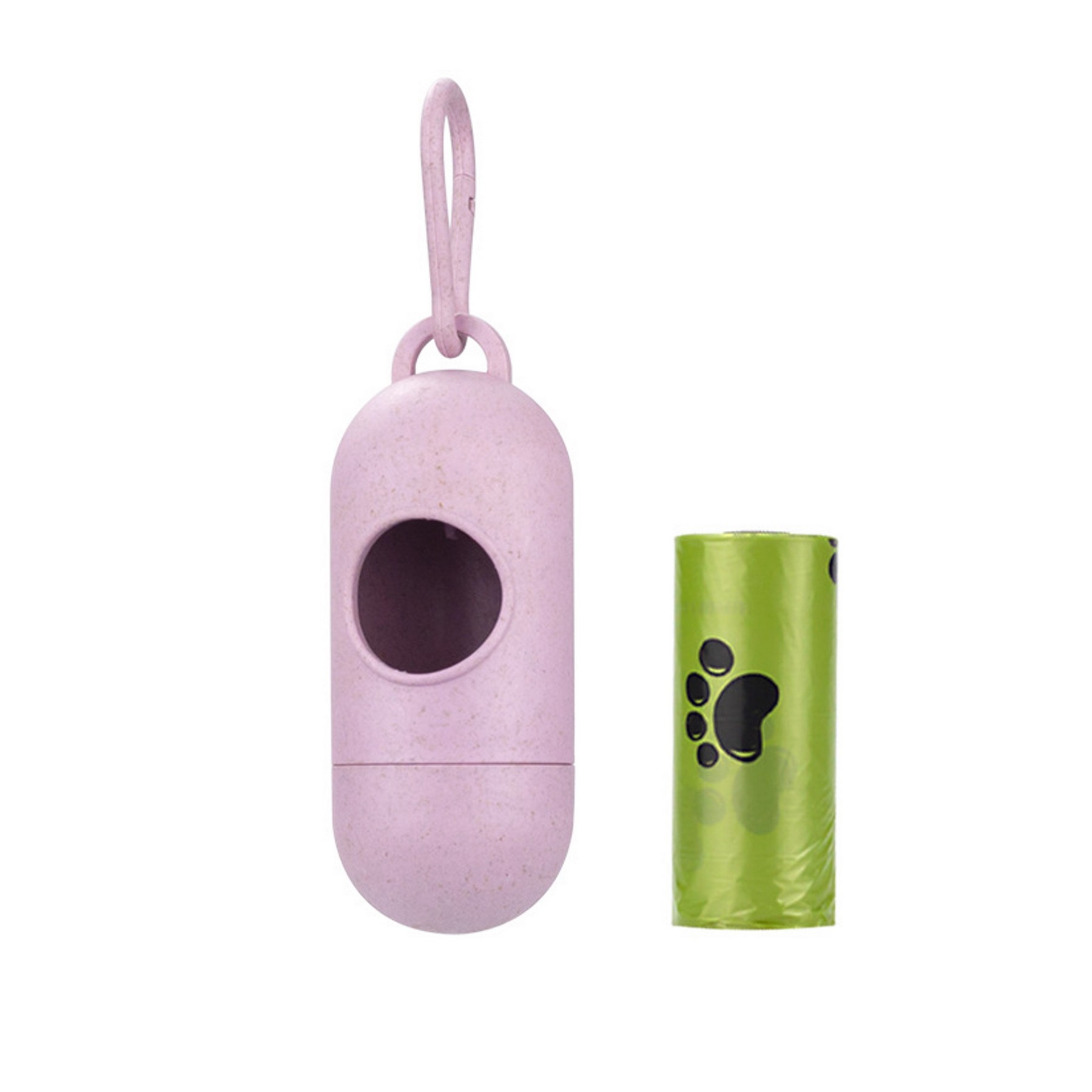 Dog Trash Bag with Wheat Straw Dispenser 7
