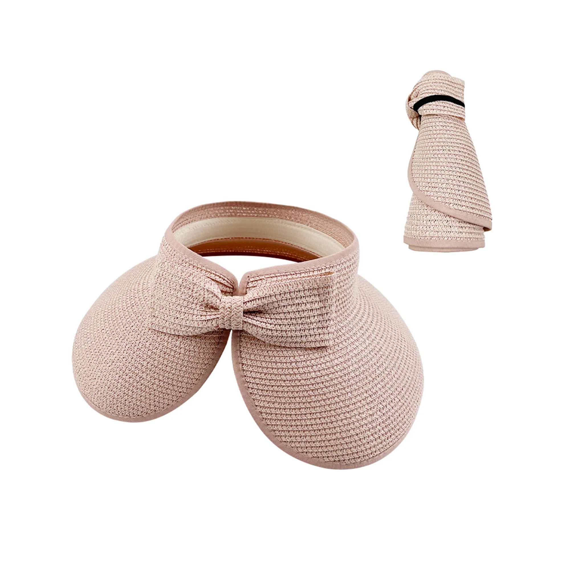 Foldable Beach Sun Straw Hat Outdoor Caps 14