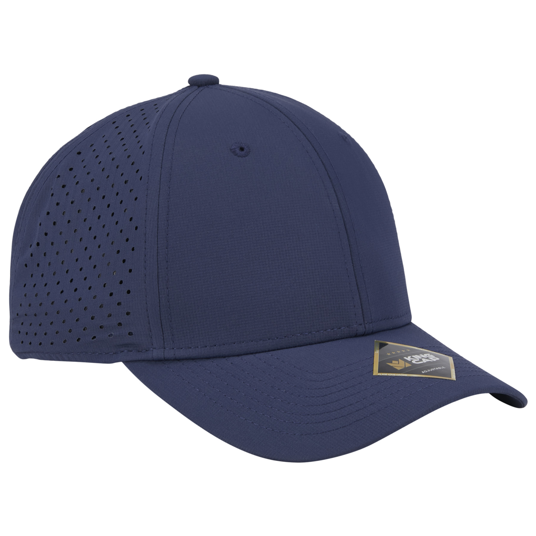 Crest 6-Panel Sport Cap w/Perforated Back- Sustainable Fabric 7