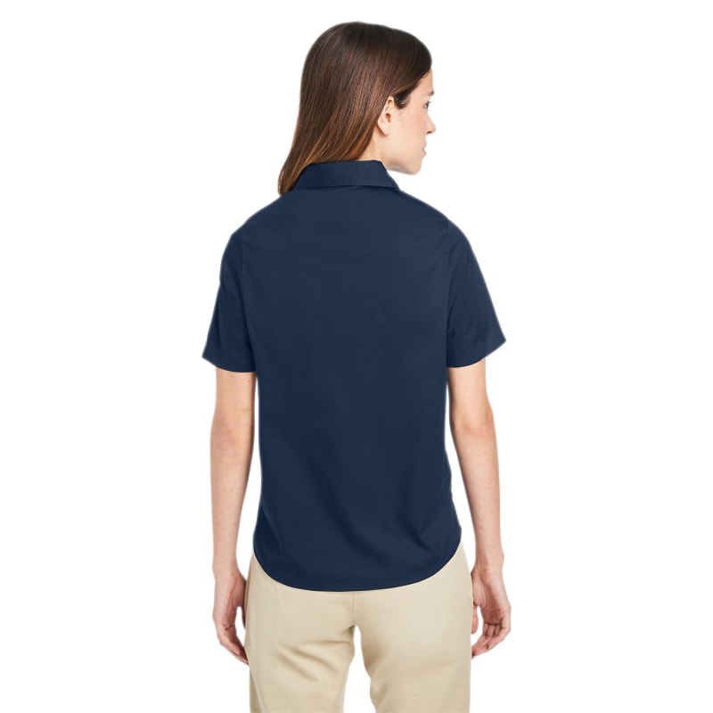 Harriton Ladies' Advantage IL Short-Sleeve Work Shirt 3