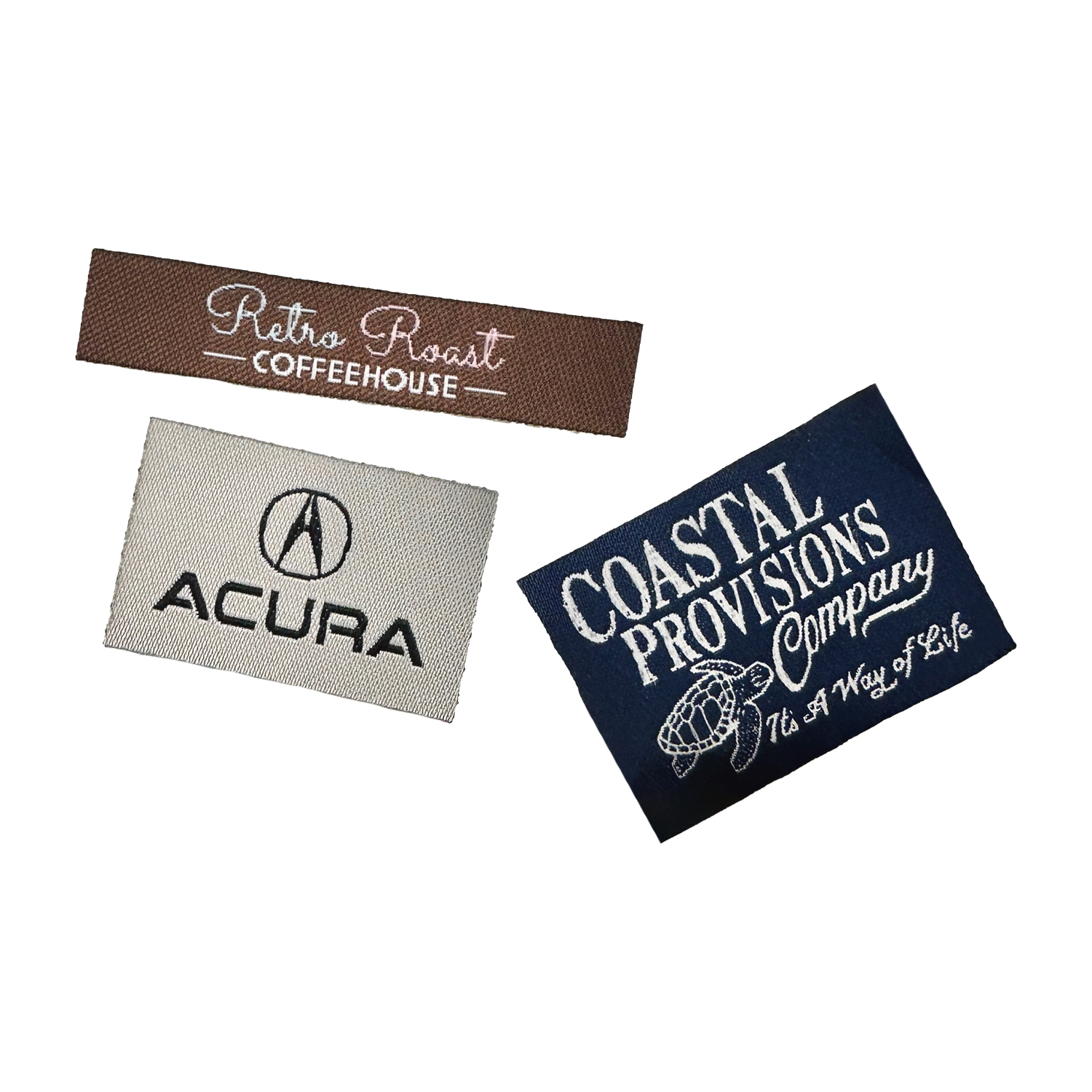 Woven Label Up To 25 Sq. Inches - "Elite" Weave