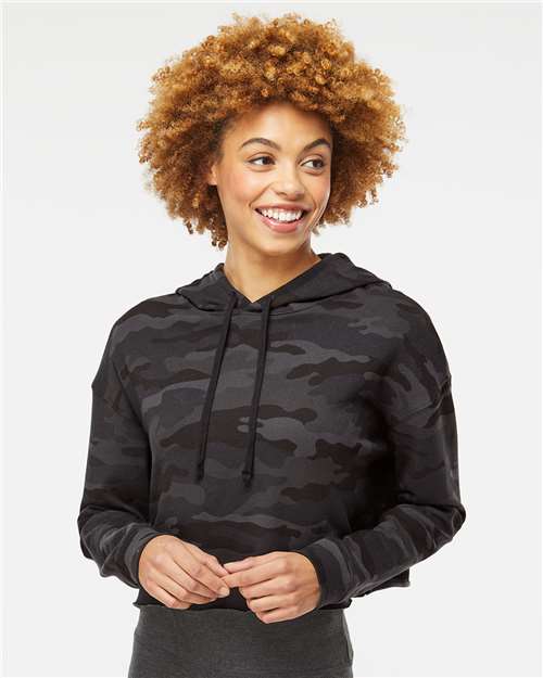 Women's Lightweight Crop Hooded Sweatshirt - AFX64CRP 46