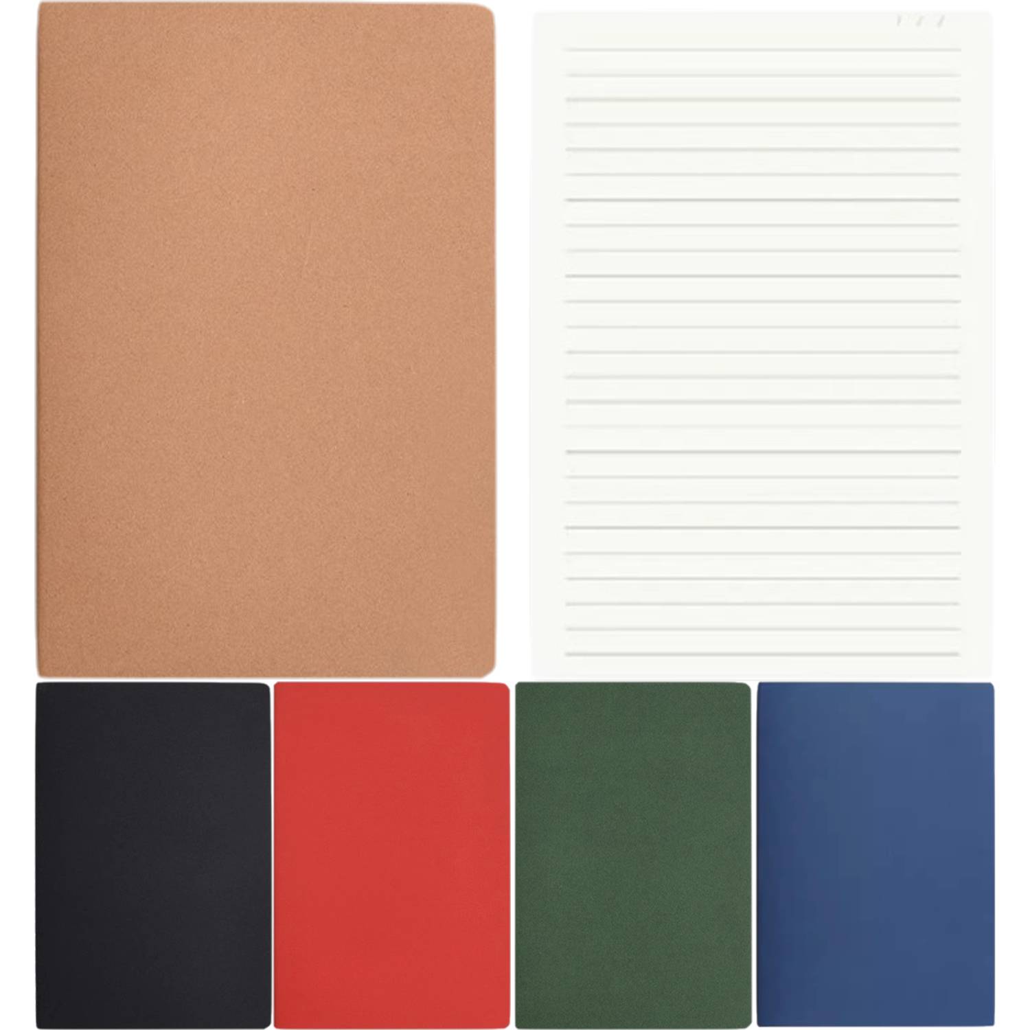 A5 Stitched Binding Lined Notebook 6