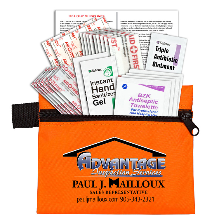 "Altair" 26 Piece First Aid Kit in Zipper Pouch 15