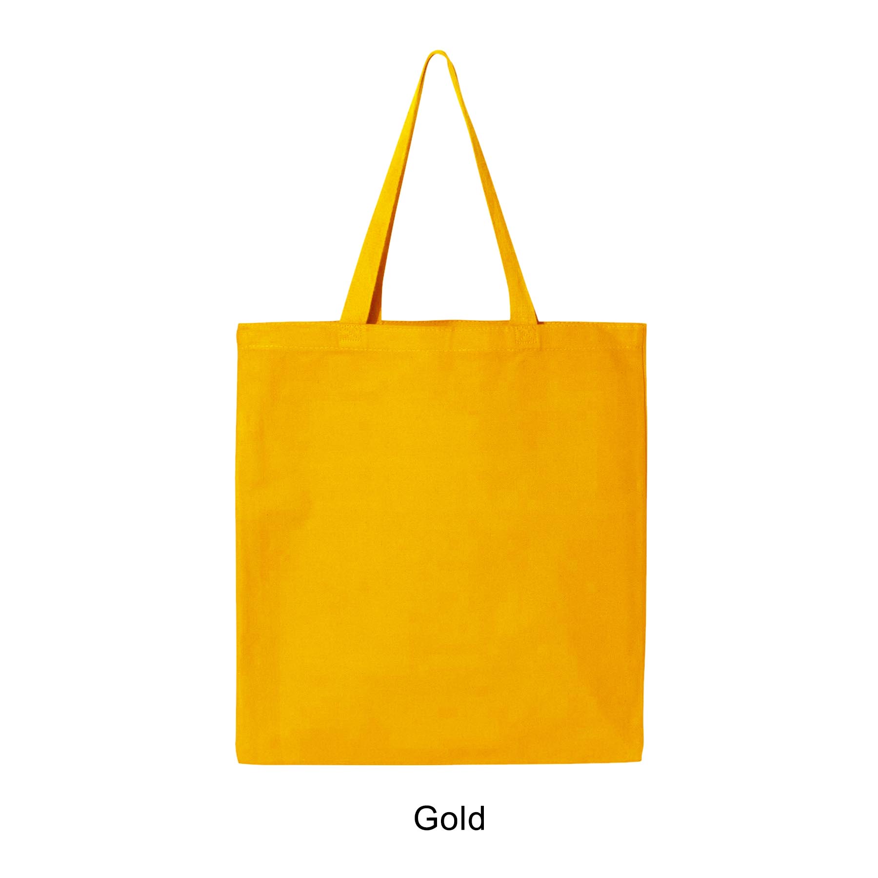 12 oz. Canvas Promotional Colored handle Tote Bag 23