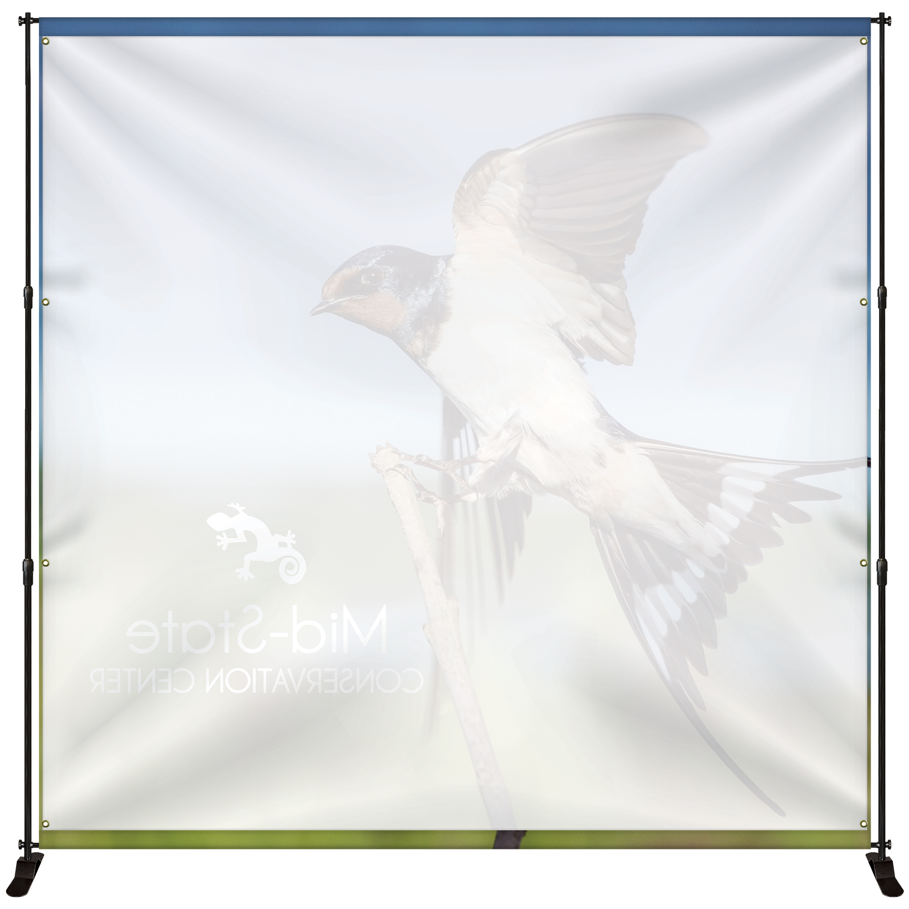 10' x 10' Premium Backdrop Banner Wall Kit 7