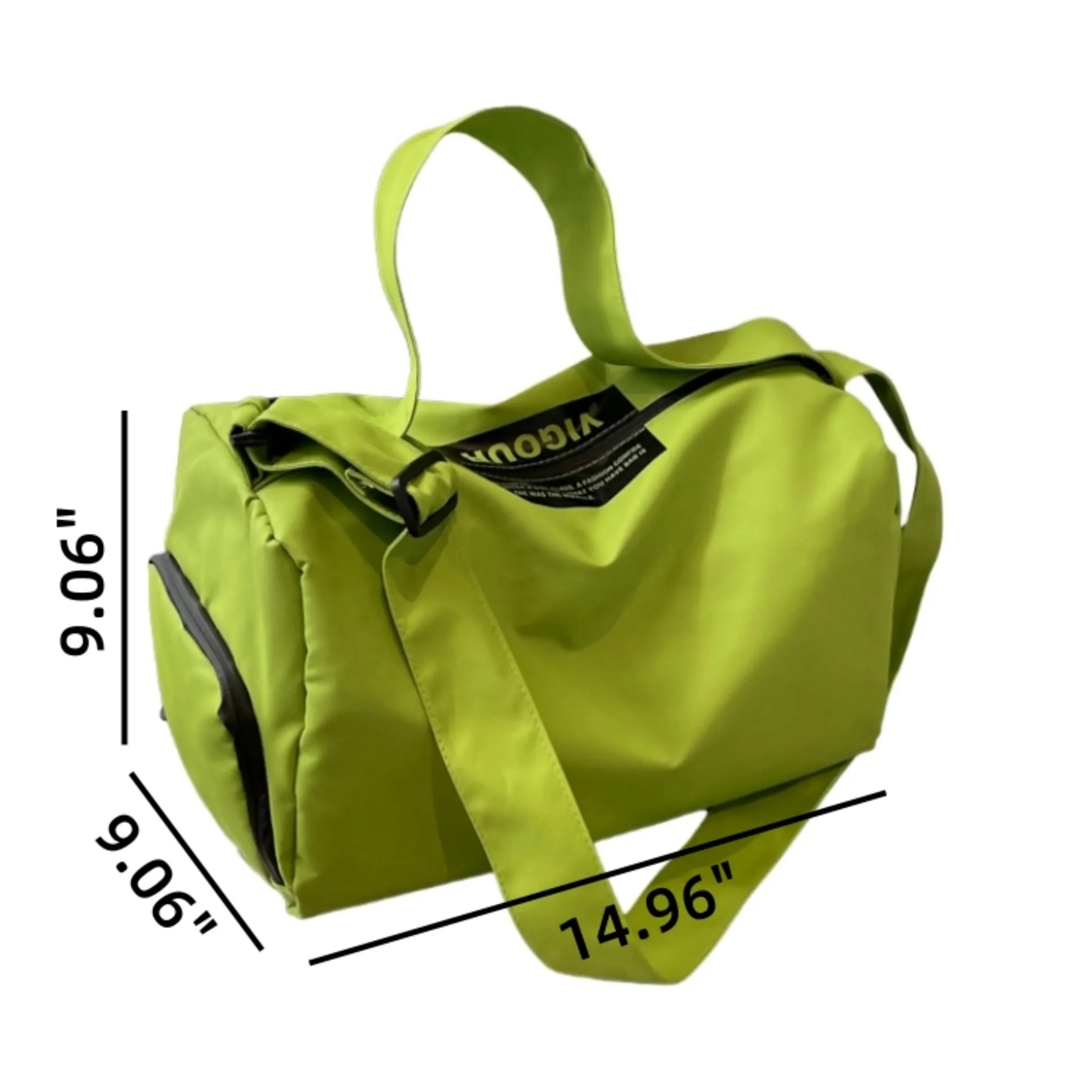 Large Waterproof Oxford Duffel Bag With Wet Dry Compartments 8