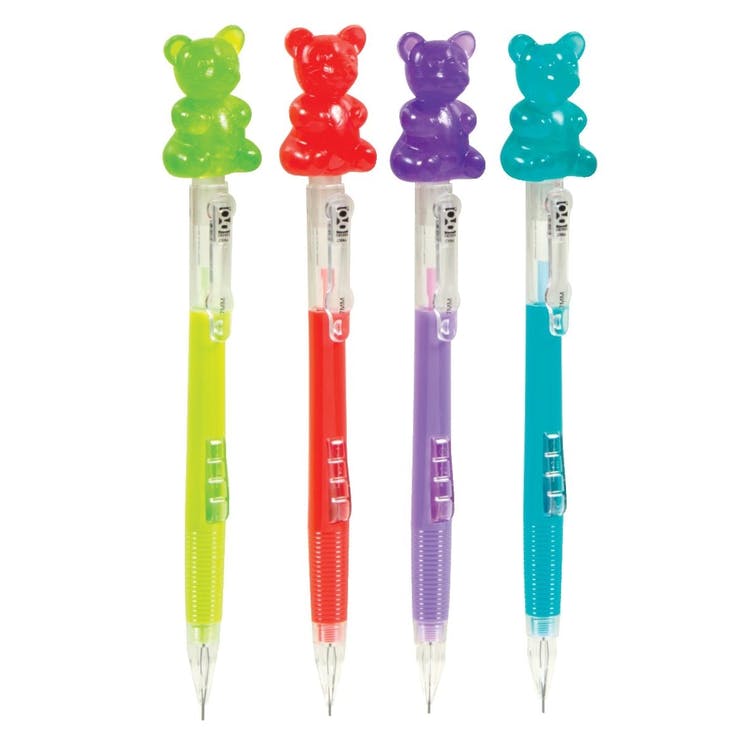 Gummy Bear Topper Mechanical Pencils - 0.7mm Lead Assorted Scents 2