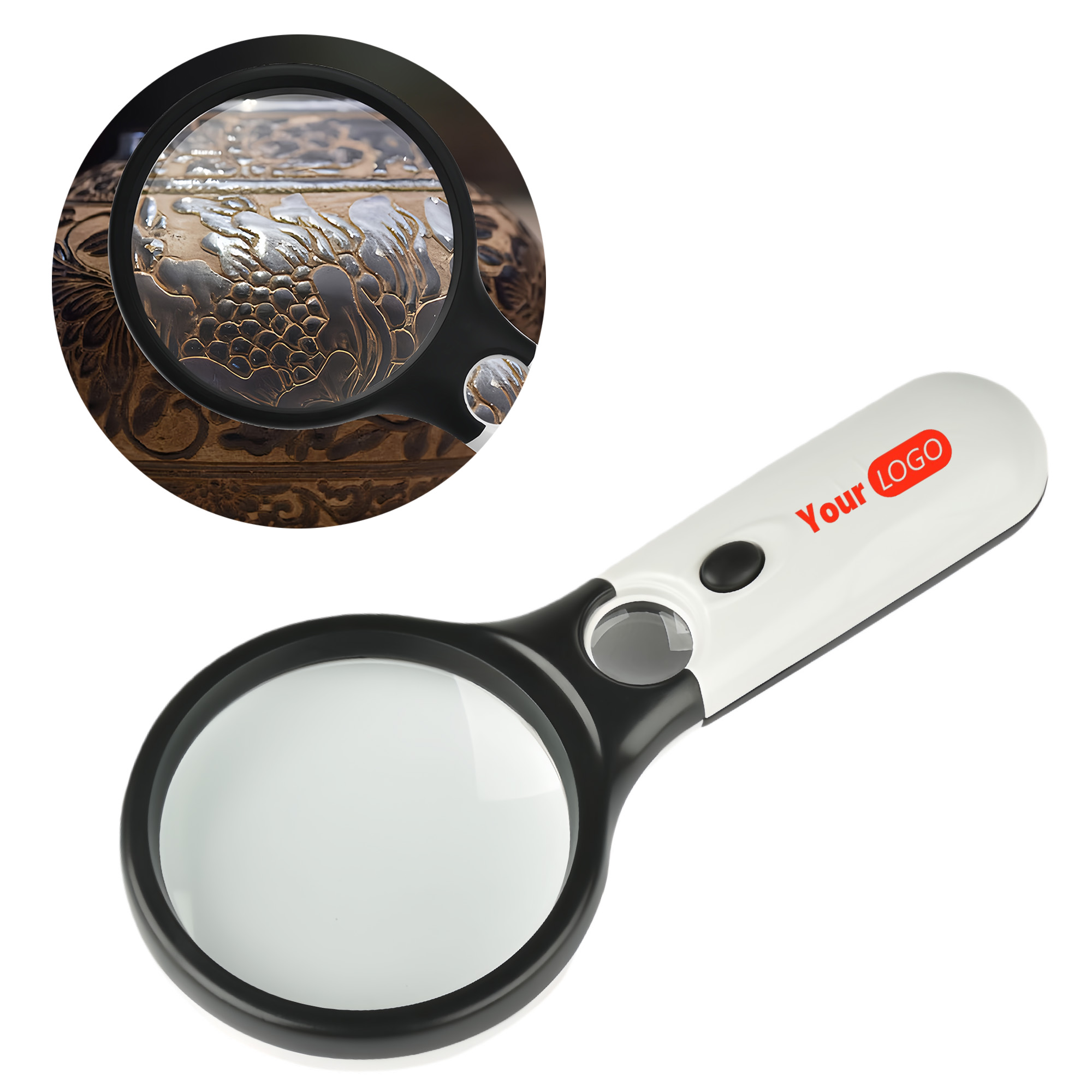 Lighted 10x Magnifier Scratch Drop Resistant 2